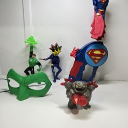 Flying Heroes Comics  Supeman  Action Figure Lot
