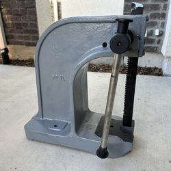 Large Vintage Cast Arbor Press Model 1-1/2 Ton 101-1/2 102 Good Shape Restored