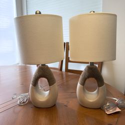 Juego de 2  lámparas bohemias