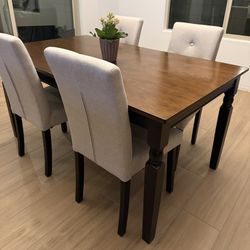 Dining Table With 4 Chairs