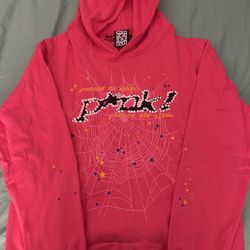 Spider Hoodie Pink, Size M, Brand New