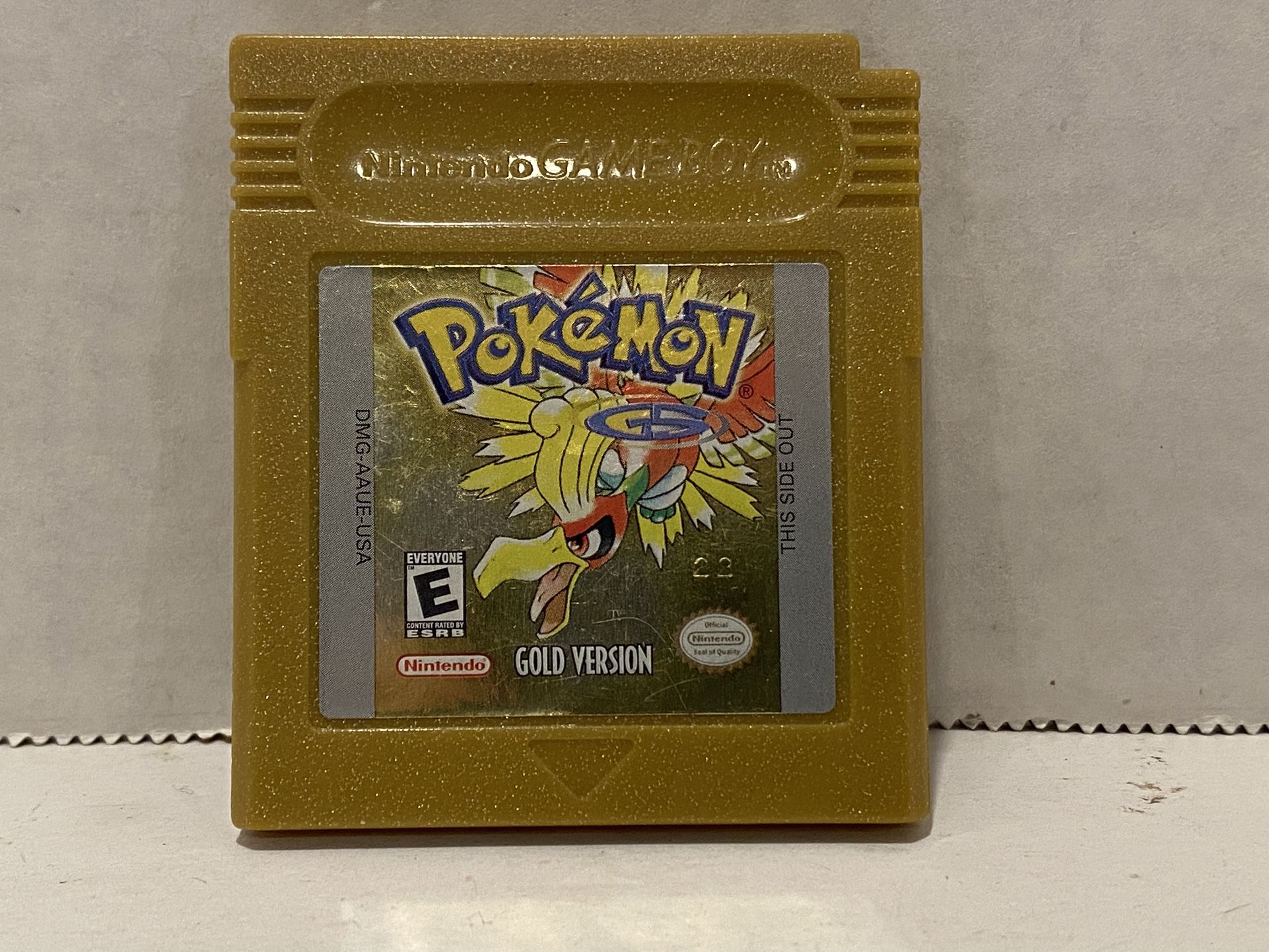 Authentic Pokémon Gold Version With New Save Battery