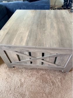 Coffee table with storage