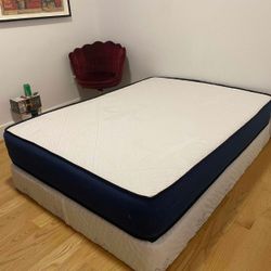 Full size never used mattress & box spring