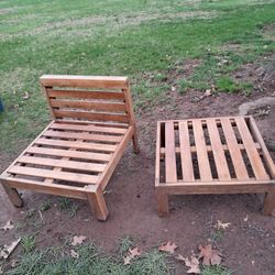 Teakwood Lounge Chair 