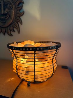 Lighted Himalayan Salt Rocks