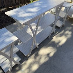 Modern Entry Way Table End Table 