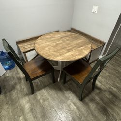 Free Dining Room Farmhouse Nook Table 