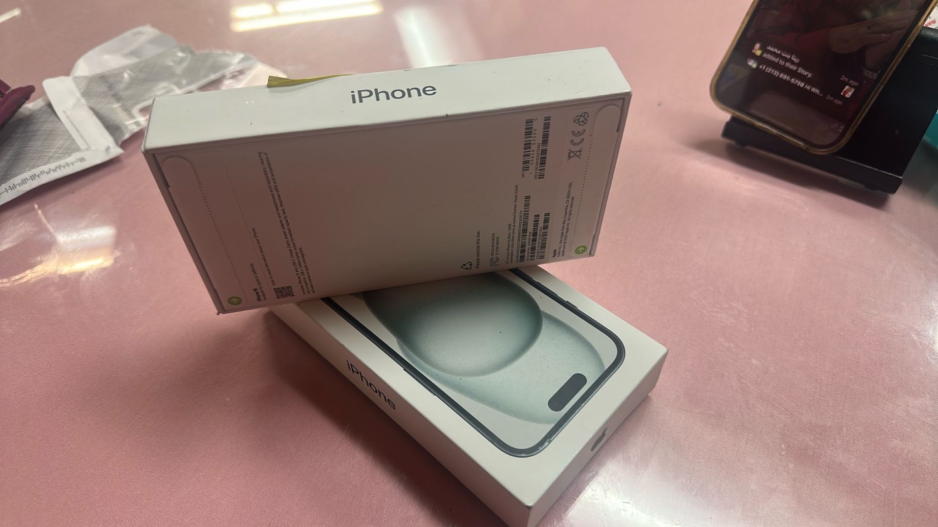 iPhone 15 With T Mobile The Box Not Open  New