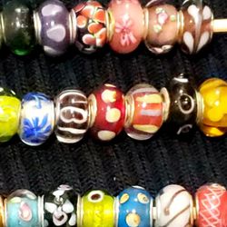 63 Pandora Style Individual Charms (All Different) $2 Each OR $25 for All 