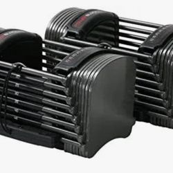 Powerblock adjustable dumbbells with stand 