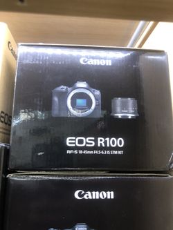Canon EOS R100 Mirrorless Camera With 18-45mm Lens Kit Brand New Limited Time Sale