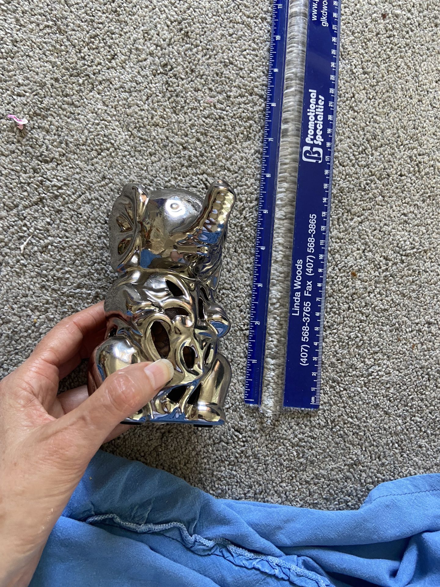 Ceramic Elephant Figurine