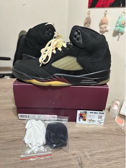 Size 11 - CLEAN Nike Air Jordan 5 Retro x A Ma Maniere Mid Dusk Black