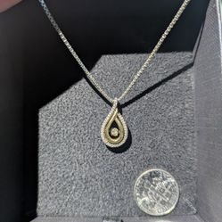 Floating Diamond Necklace 