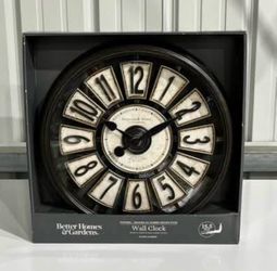 NEW 15.5” Bronze Wall Clock