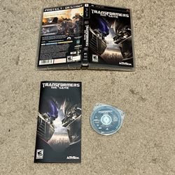 Transformers The Game Sony PSP PlayStation Portable Complete CIB w/ Manual