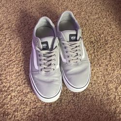 Grey Old Skool Vans No Box  Size 11