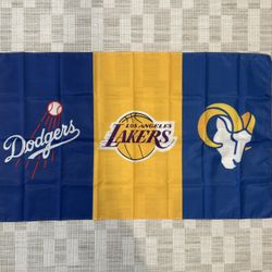 Dodgers/ Lakers/ Rams/ Polyester Flag