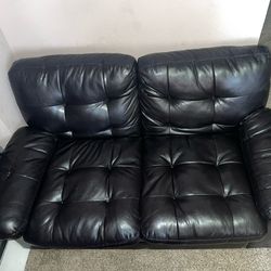 Black Love Seat Couch