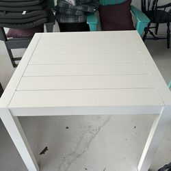 Restoration hardware Aegean aluminum square dining table