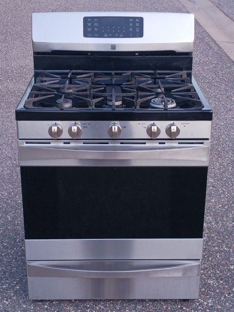 Newer Model Kenmore Elite Stainless Steel Gas Range & Convection Oven