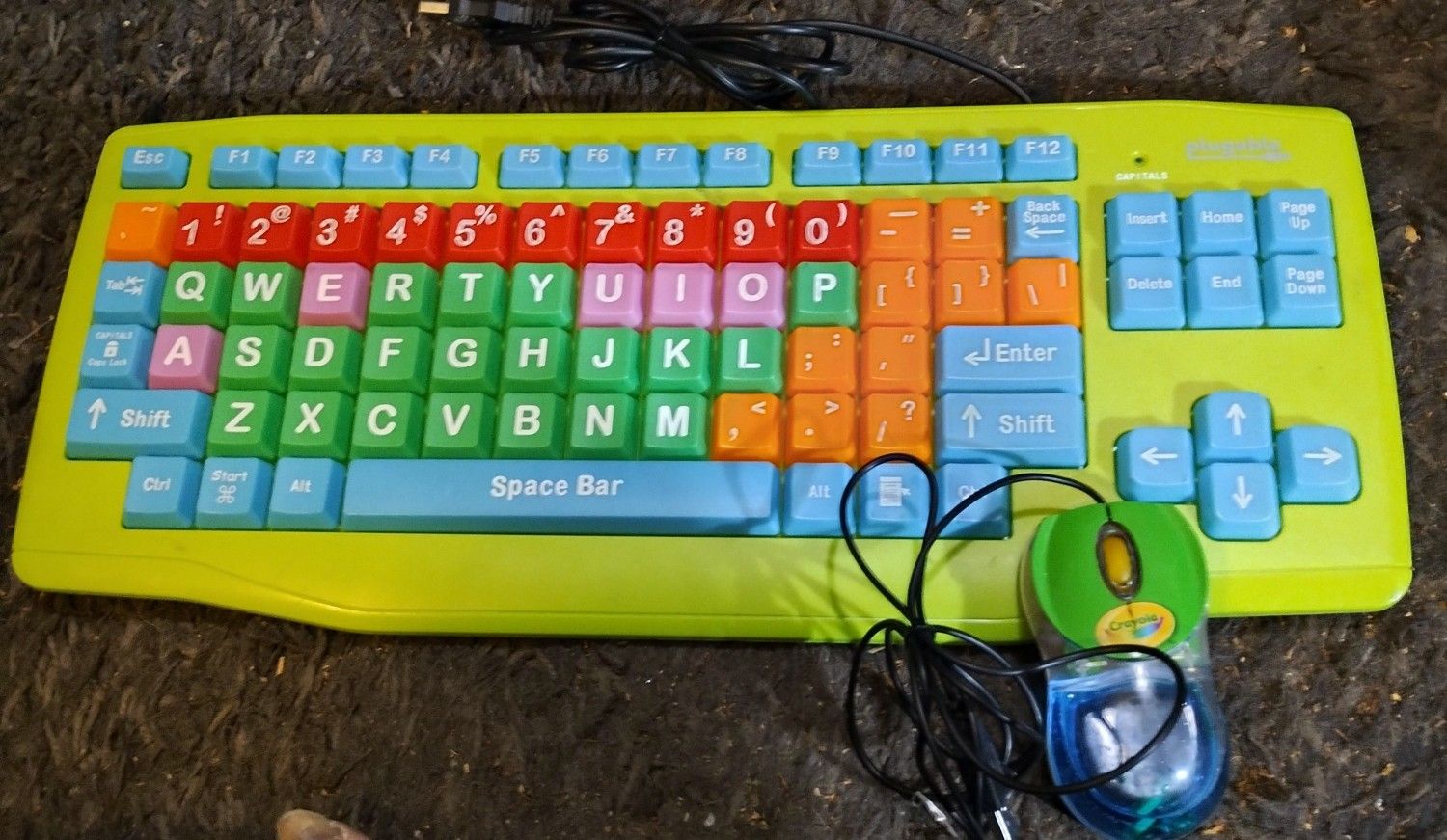 KRAZY CRAYOLA MOUSE AND KEYBOARD SET!