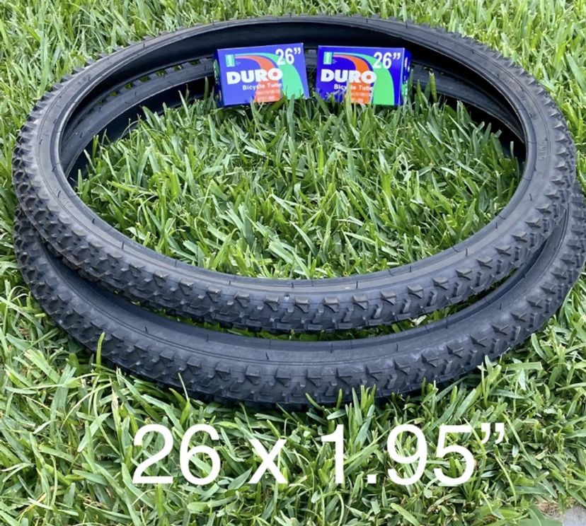 26 x 1.95 Mountain Bike Tires 🆕🚴🏽‍♀️