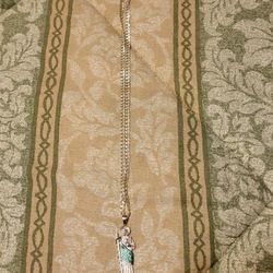Silver San Judas Chain 