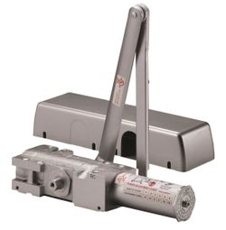 Delaney Commercial Door Closer Grade 1 Heavy Duty Adjustable Delayed Action Aluminum
