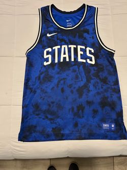 Nike USA Soccer STATES Blue Tie Dye Dri-FIT Tank Jersey Men’s Small S