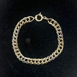 14k 3 Color Ladies  7"  Bracelet $$$On Sale$$$ (NEW)