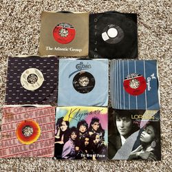 Collection of Vintage 45rpm Vinyl Records