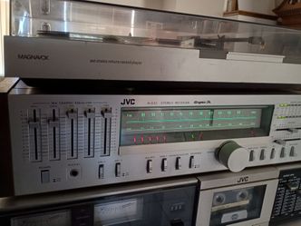 JVC RS33 superA receiver and turntable