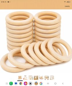 Wood rings for crafts