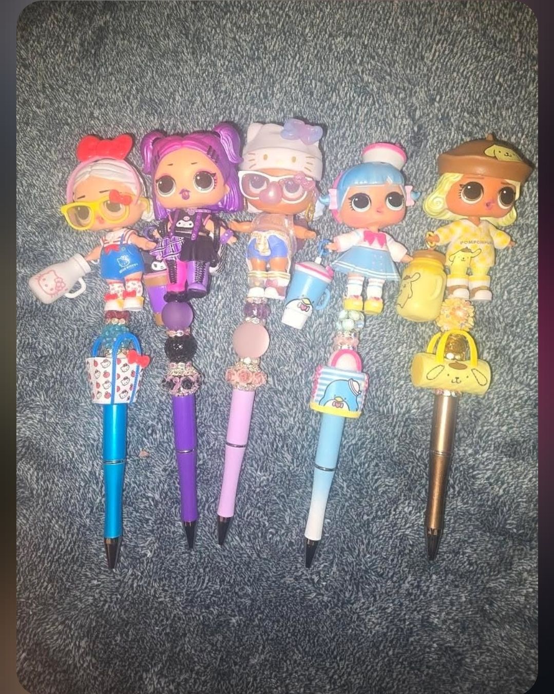 HK LOL Doll Pens/Keychains