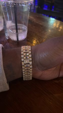 14K Gold Rolex Style Bracelet
