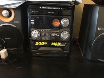 Phillips 3 cd changer sound system