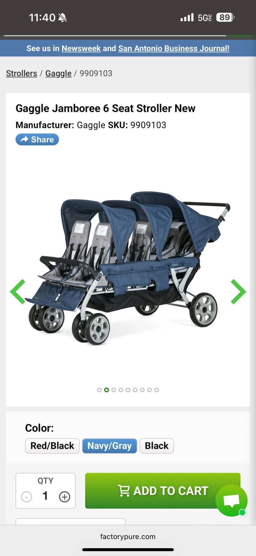 6 seater Stroller