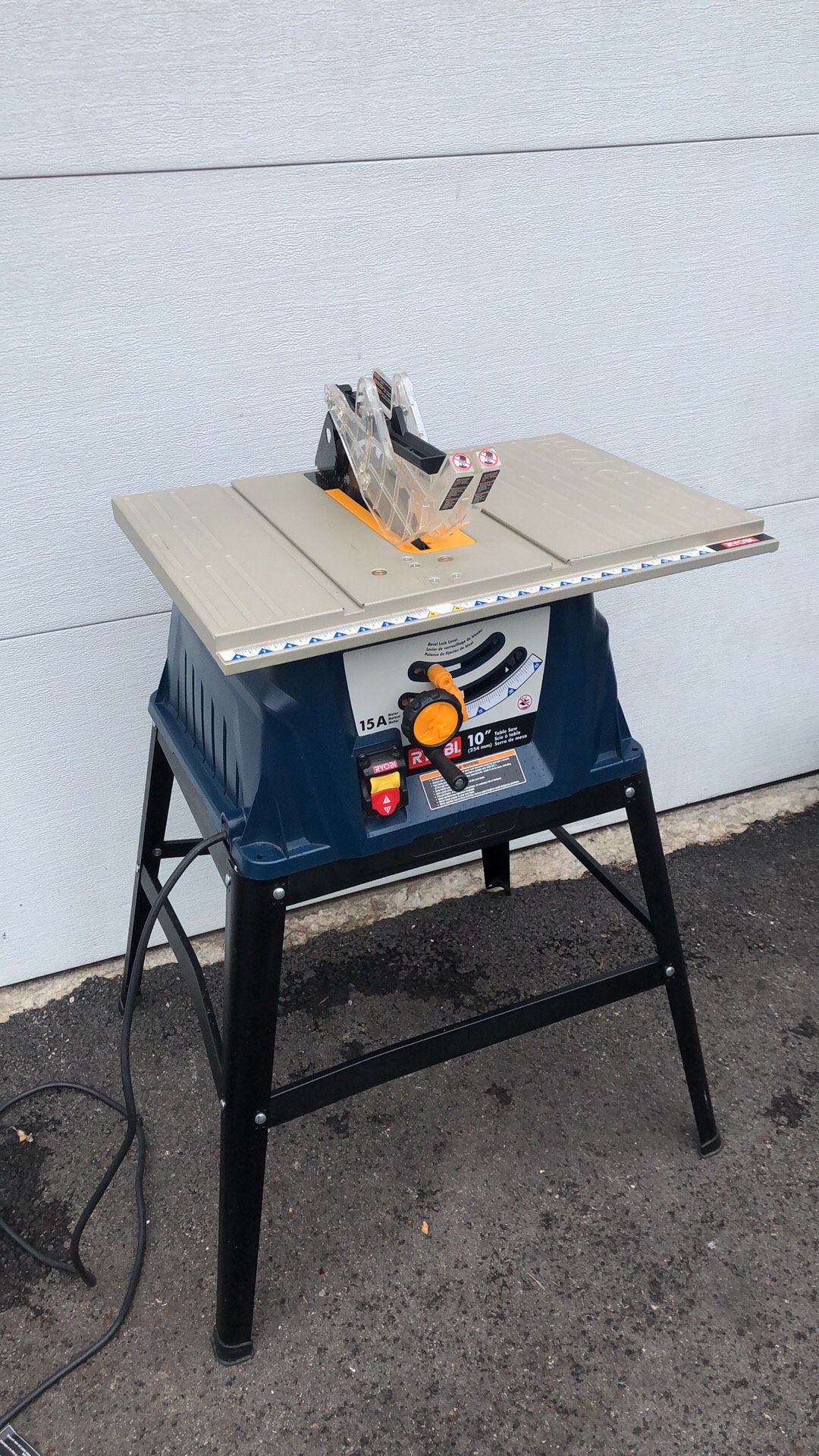 RYOBI 10” inch Table Saw with Stand