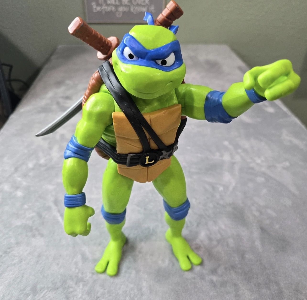 Teenage Mutant Ninja Turtles Leonardo Jumbo 12" Action Figure Playmates 2023 Toy