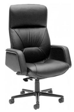 Keilhauer Respons High Back 878 Executive Office  Desk Leather Chair