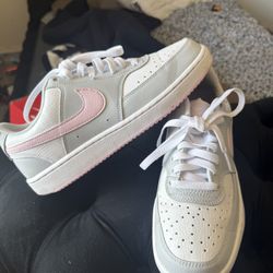 Grey N Pink Nikes