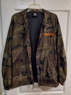 Men thrasher camo jacket size M