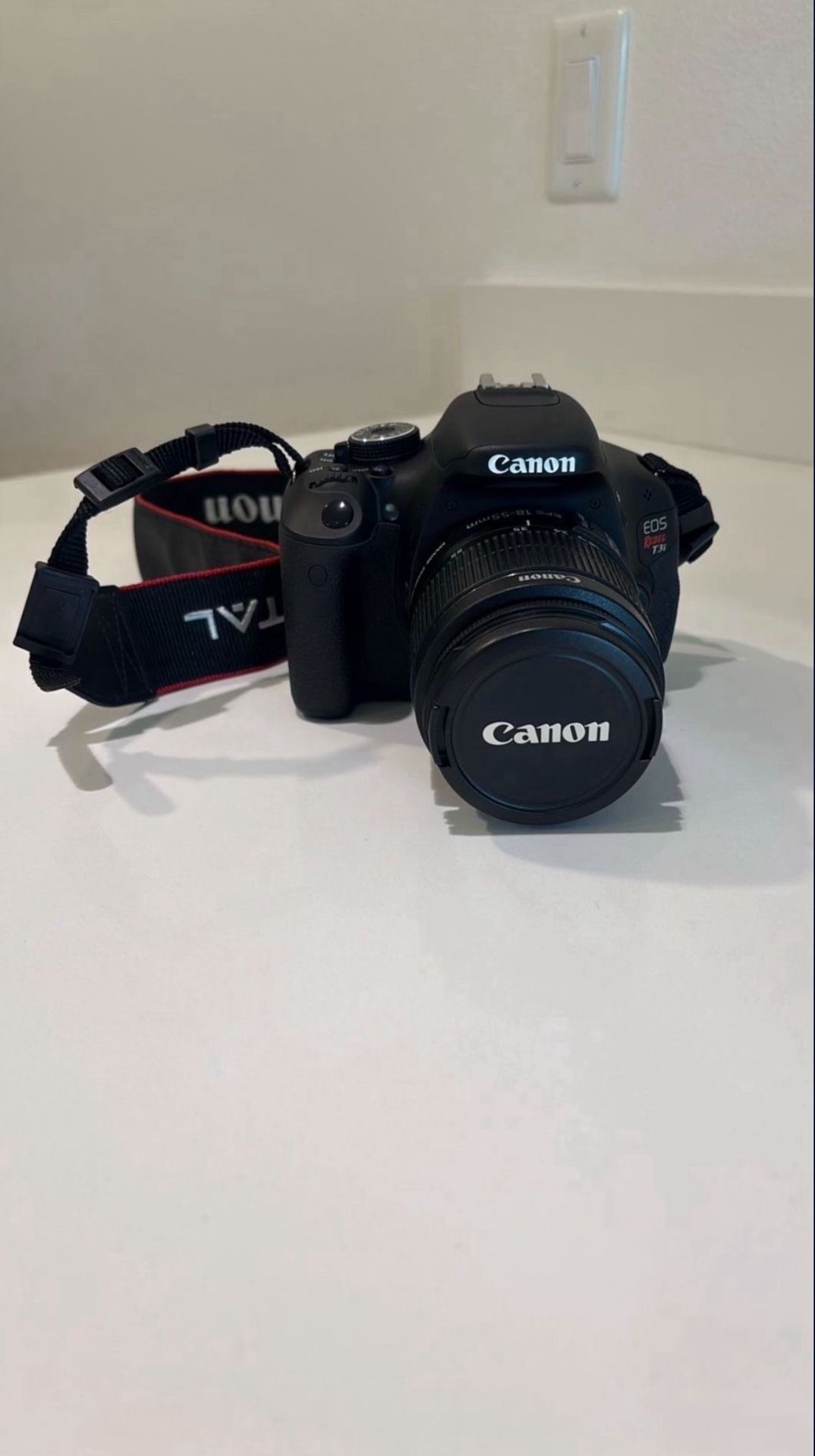 Canon Camera EOS Rebel T3i  (with wide angle lens)   