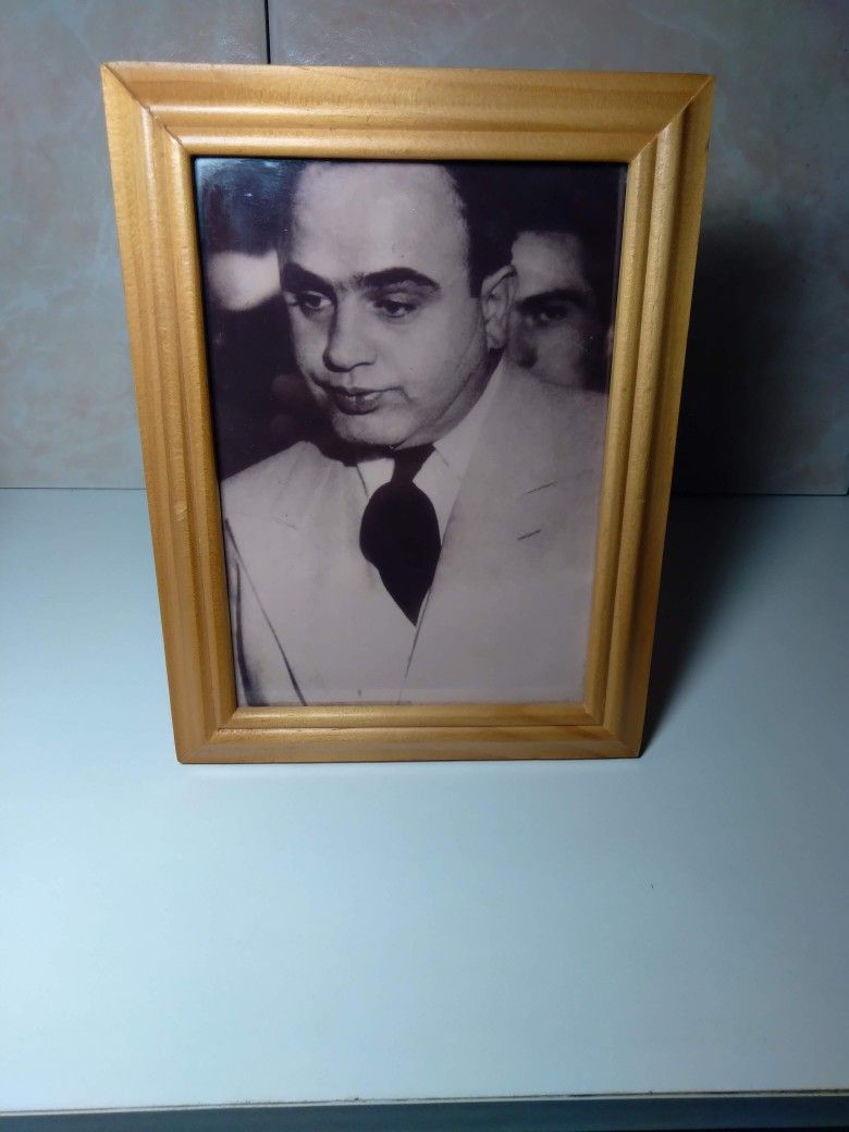 Vintage Black & White Alphonse Capone Picture