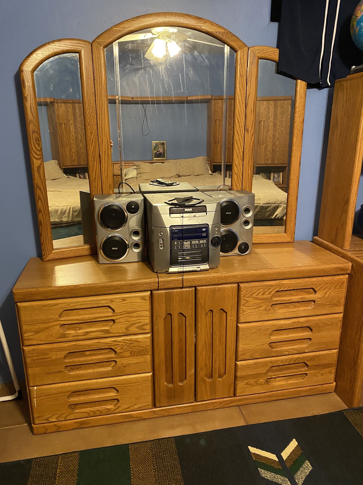 7 Piece Oak Bedroom Set for Sale in Tucson, AZ OfferUp