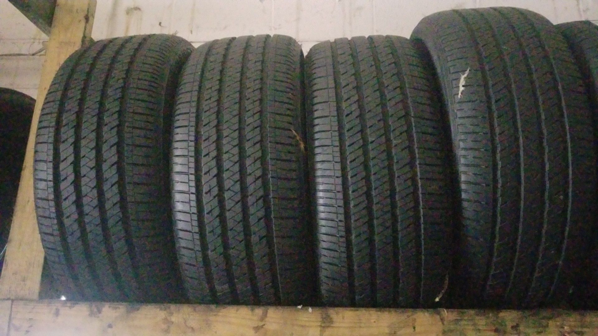 Four bright new set of Bridgestone tires for sale 265/50/20