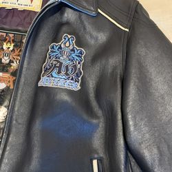 AVIREX Leather jacket 3 1/4 length 3XL