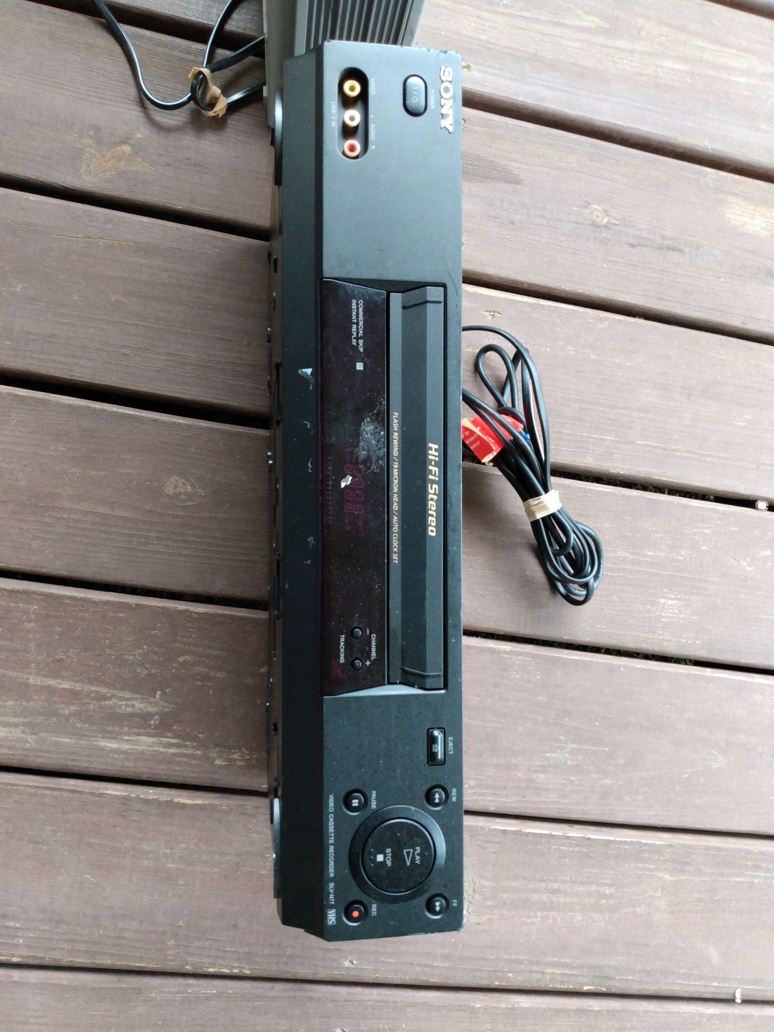 Sony vcr black VHS player